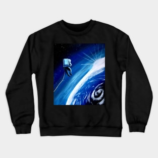 LukjanovArt Space Astronaut Painting - Fantasy Crewneck Sweatshirt